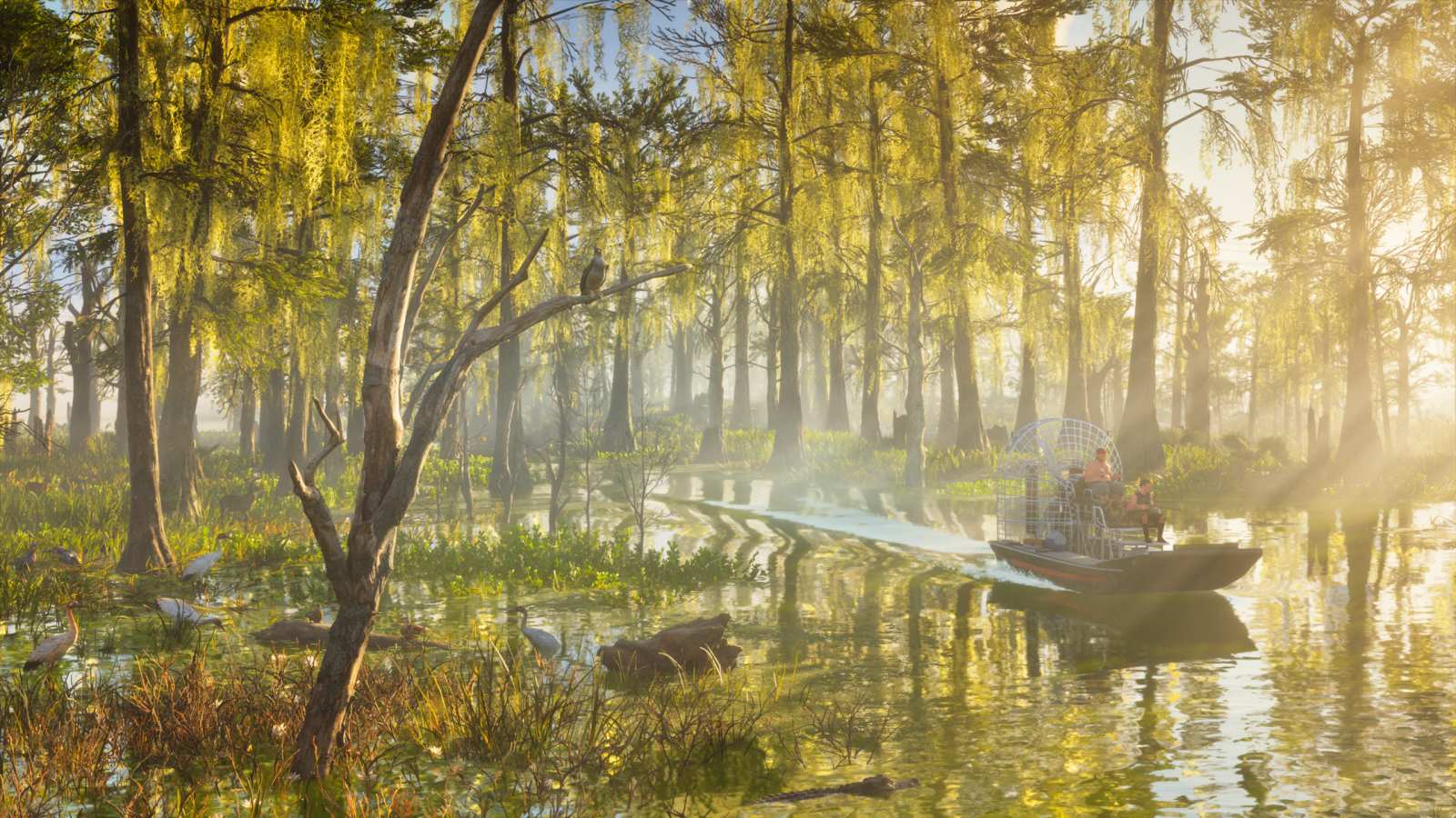 Navigation dans les marais de Leonida — GTA VI