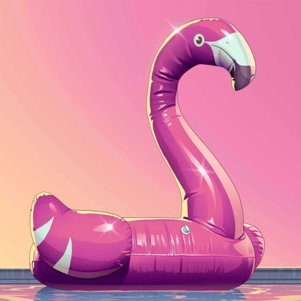 Flamant gonflable — Rauw Alejandro