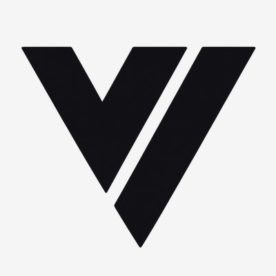 Logo GTA 6 Hub, monochrome noir