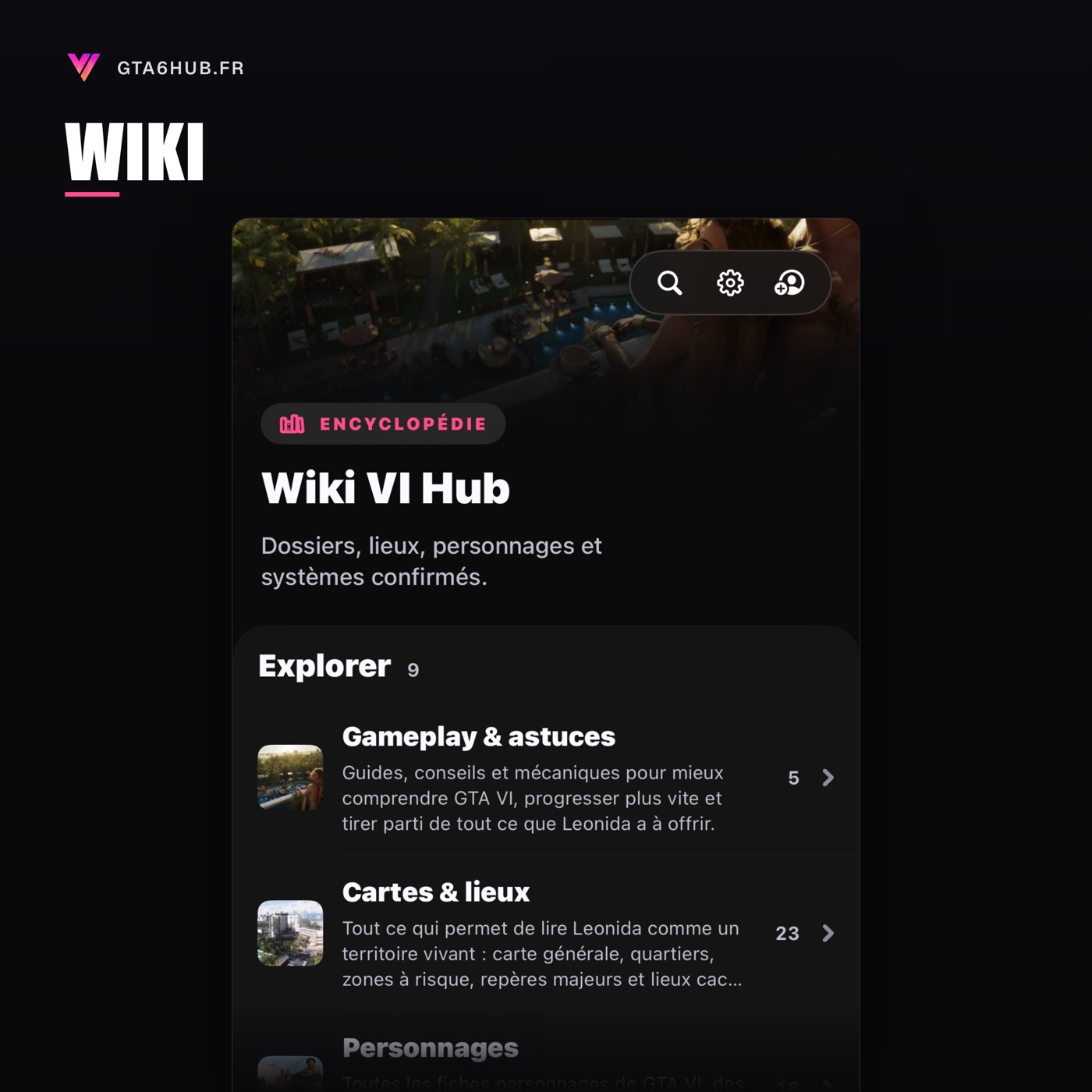 Application VI Hub, wiki